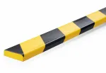 Durable S10 kaablikaitse, PVC, must/kollane, lame, 1000 mm, 40 mm