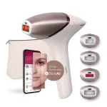 Epilaator Philips BRI977/00 IPL valguskarva eemaldaja, akutoitel, roosakuldne, n&auml;o- ja kehakinnitustega