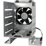 INTER-TECH IPC Mounting Frame ER-47045-1 2,5-tollise HDD/SSD paigaldamiseks 3,5-tollisesse pesasse, 2x USB 3.0 esipordiga, must