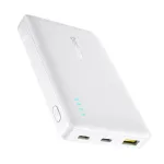 Baseus EnerFill FP21 10000 mAh 22.5W USB-A USB-C Power Bank White
