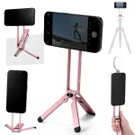 KF 3-in-1 Magnetic Phone Holder Tripod Hand Grip Desktop Stand for iPhone MagSafe Pink