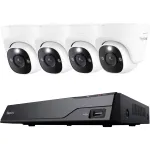 Reolink NVS8-12MD4 8-kanaliline 12MP PoE NVR turvakaameras&uuml;steem 4 kaameraga