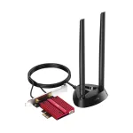 Sisemine WLAN Bluetooth v&otilde;rgukaart Cudy WE9300S PCIe, Wi‑Fi 7 (802.11be) kolmeribaline 2.4/5/6 GHz, 5765 Mbit/s, Bluetooth 5.4, v&auml;line 2x2 antenn