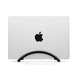 Twelve South BookArc Flex vertikaalne s&uuml;learvuti alus MacBookile ja s&uuml;learvutitele, must anodeeritud alumiinium, ruumi s&auml;&auml;stev lauaalune dokk kaablihaldusega