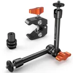 KF Magic Arm Super Clamp kinnituskomplekt 1/4 tolli ja 3/8 tolli keermetega, 15-55mm l&otilde;ug, ISO Cold Shoe