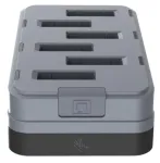 Zebra WS301 6 pesaga varuakude laadija, laeb 6 akut. Riik - USB Type-C