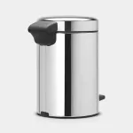 Brabantia NewIcon 5L pedaaliga pr&uuml;gikast Brilliant Steel