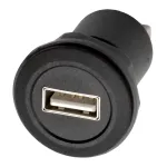 EXSYS EX-49212 USB 2.0 paneelpaigaldusadapter, USB-A emane - USB-A emane, must