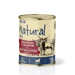 NATURAL veiseliha hirveliha ja k&otilde;rvitsaga - m&auml;rg koeratoit - 800g