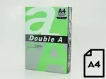 V&auml;rviline paber Double A, 80g, A4, 500 lehte, Papagoi