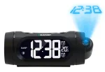 Blaupunkt CRP9BK kellraadio, FM PLL, projektor, 2 &auml;ratust, USB-laadimine, sisetemperatuur, must