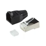 RJ45 pistikupesa LogiLink MP0022 must l&auml;bipaistev