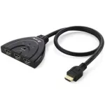 Equip 3x1 HDMI l&uuml;liti, 1920 x 1080 pikslit, Full HD, must
