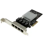 StarTech.com 4-pordine Gigabit Ethernet v&otilde;rgukaart - PCI Express, Intel I350 NIC