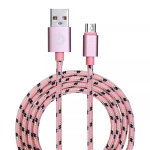 USB-kaabel Garbot C-05-10196 1m USB A Micro-USB B roosa