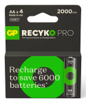 Taaslaetav aku GP patareid ReCyko Pro GPRCP200AA167C4 AA NiMH 30g