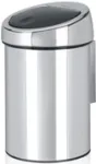 Pr&uuml;gikast BRABANTIA Touch Bin 3 L Brilliant Steel mudel 36 39 62