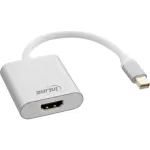 InLine Mini DisplayPort HDMI adapter alumiiniumist heliga 4K/60Hz 17193W