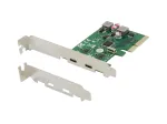 Conceptronic EMRICK 2-pordiline USB 3.2 Gen 2 USB-C PCIe kaart, isetoitega