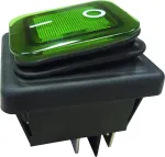 Bachmann Rocker Switch Must/gn924.176Serie 3627 Switch bel. 2-pin