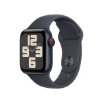 Nutikell Apple Watch SE GPS + Cellular 40mm Midnight Alumiiniumkorpus koos Midnight Sport ribaga - S/M