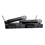 Shure SLXD24DE/B58-G59 - kahe saatja/k&auml;simikrofoniga digitaalne juhtmeta s&uuml;steem (470&ndash;514 MHz)