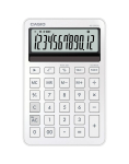 Lauakalkulaator CASIO MS-200DQ 12-kohaline, aku/p&auml;ikeseenergia, maksu- ja kasumiarvutusfunktsioonid, valge