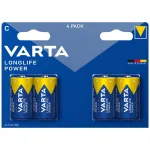 Varta 4914 Longlife Power Baby C (LR14) leelispatarei, 4-pakk