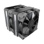 CPU jahuti Montech NX600 must, 120 mm ventilaatoriga