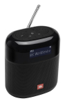 Kaasaskantav raadio JBL Tuner XL Must digitaalne DAB 10W