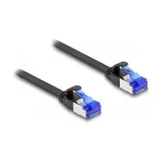 DeLOCK RJ45 lame patch-kaabel pistik-pistikule Cat.6A 0,25 m must
