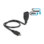 USB-kaabel Micro-USB B USB A DeLOCK 83928 0,5m