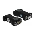 DeLOCK 87734 muundur jada-RS-232 DB9 (pesa) LVTTL/LVCMOS 3,3 V DB9 (pistik) jaoks, ESD 3 kV, must
