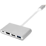 Adapter USB C - HDMI, 4xUSB 2.0/3.0, USB C