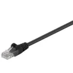 Goobay 95596 CAT 6 U/UTP &uuml;henduskaabel, CCA, 1,5 m, must
