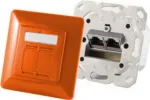 RJ-45 seinapesa ShiverPeaks BS74280-O, kategooria 6a, metalloranž viimistlus