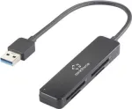 RF-PCR-220 USB-kaardilugeja nutitelefoni/tahvelarvuti kaardilugeja Must (RF-5151022)