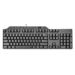 DELL KB-522 klaviatuur kontorisse USB QWERTZ saksa must t&auml;issuuruses juhtmega