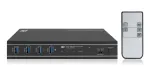 KVM-l&uuml;liti ACT 2-pordiline USB-C/HDMI 4K@60Hz AC7922 USB-klaviatuuri/hiire, HDMI-video, 100W PD-ga