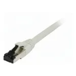 Synergy21 paigalduskaabel RJ45, CAT8.1 2000 MHz, 1,0 m, valge, S-STP (S/FTP), TPE/LSZH (SuperFlex), AWG26