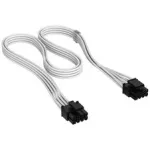 Corsairi kaabel, Type 4, EPS/ATX12V, 8-kontaktiline (4+4), 750 mm, individuaalselt &uuml;mbrisetega &ndash; valge