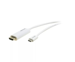 Video kaabeladapter Kramer Electronics C-USBC/HM10 3m USB USB-C HDMI valge