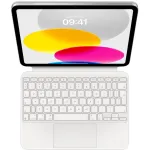 Apple Magic Keyboard Folio puuteplaadiga &ndash; Briti inglise keel (QWERTY) &ndash; Valge &ndash; iPadile (10. p&otilde;lvkond)