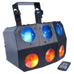LIGHT4ME SIX EYE BEAM v&otilde;imas LED-kiirefekt kaugjuhtimispuldiga