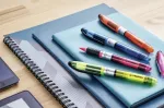 STABILO Navigator Highlighter Pens - 10 Pack - Assorted Colors - Chisel Tip - 1 mm Fine / 5 mm Broad Line - Water-Based Ink