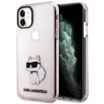 Karl Lagerfeld Ikonik Choupette Hard Case iPhone 11 / XR 6,1 inch - Roosa