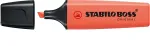 STABILO Boss Original Pastel Highlighter Pen - Coral Red - 1 Piece - Chisel Tip - 2 mm / 5 mm