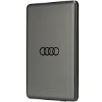AUDI Powerbank Inductive 15W 5000mAh Grey Big Logo MagSafe AU-MWPB5000-GT/D1-GY
