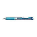Pentel EnerGel Xm T&auml;itesulepastapliiats - Hele Sinine Tint - 0,35 mm N&otilde;elots - Sinine Kere - Kummi K&auml;epide