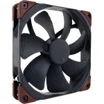 Noctua NF-A14 industrialPPC-2000 PWM korpuse ventilaator, 140x25 mm, 12 V, PWM, 500&ndash;2000 p/min, 182,5 m&sup3;/h, 31,5 dB, SSO laager, must/pruun